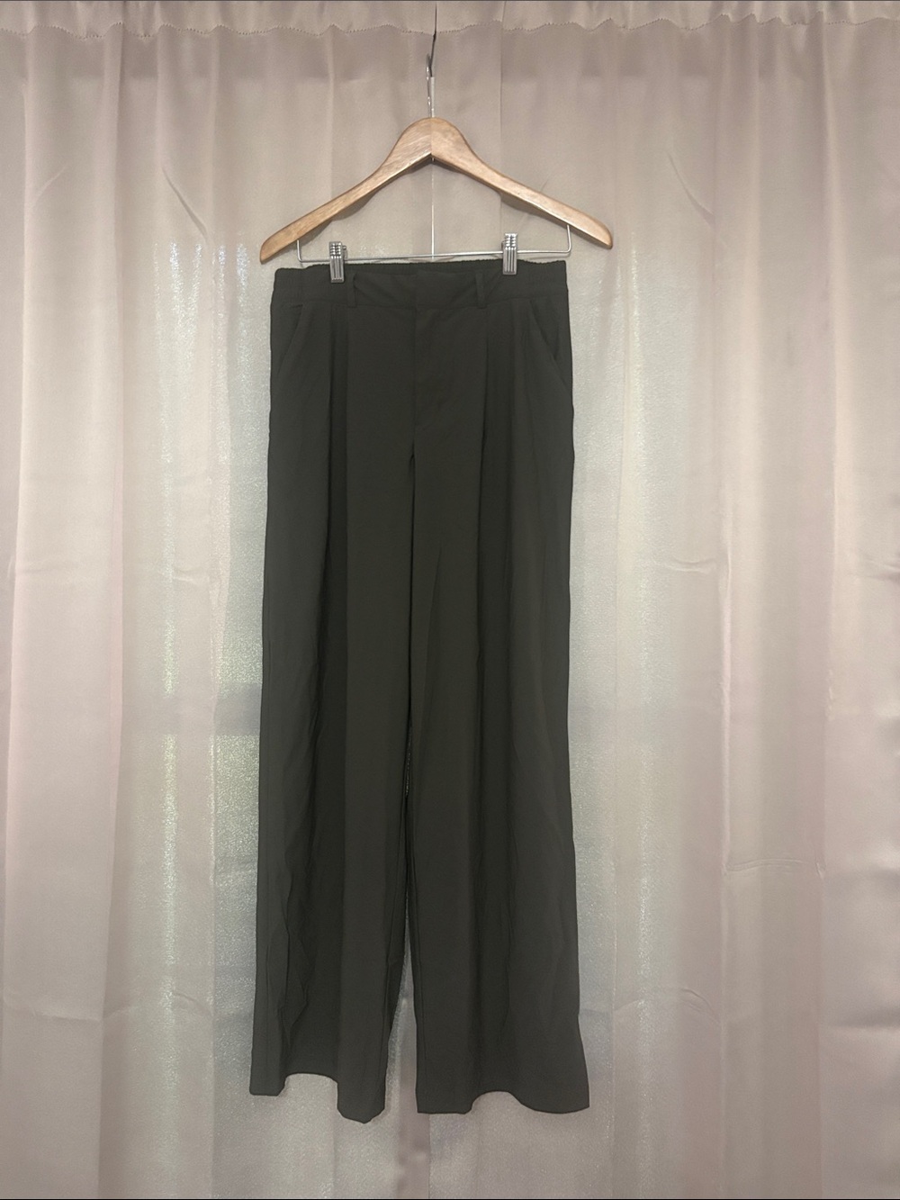 Old Navy Wide-Leg Pants - Olive Green